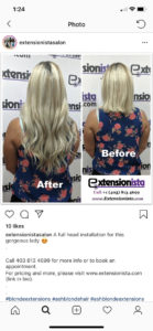 Free and Effective Sell Ad on Instagram - Extensionista Hair Salon