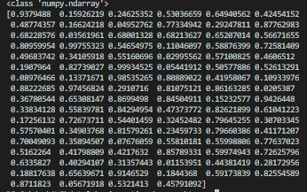 python numpy: 100 random numbers generated from standard normal distribution with mean 0 and standard deviation 1