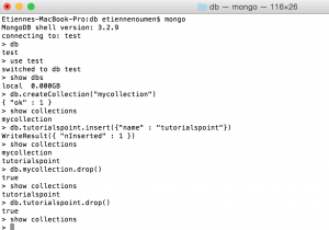 Install and run your first noSQL MongoDB on Mac OSX