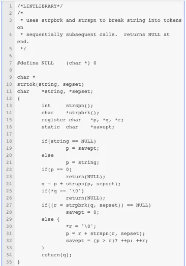Why didn't the C library designers make strtok() explicitly store the state to allow working on multiple strings at the same time?
