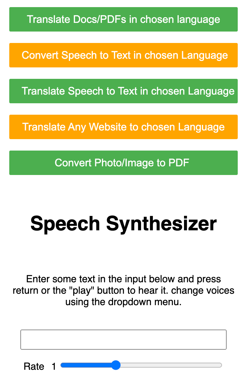 Read Aloud For Me - Multilingual - Speech Synthesizer - Read and Translate for me without tracking me
