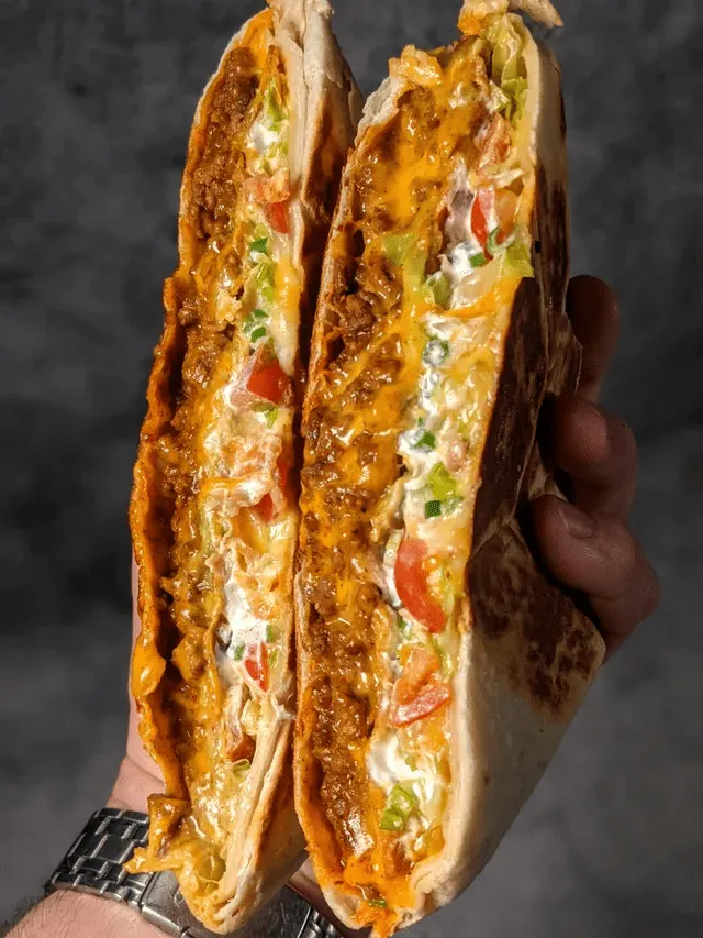 Homemade Crunchwrap Supreme