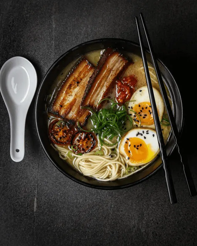 Homemade Tonkotsu Ramen with Chashu Pork