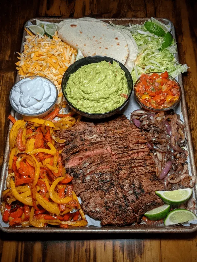 Homemade Steak Fajitas