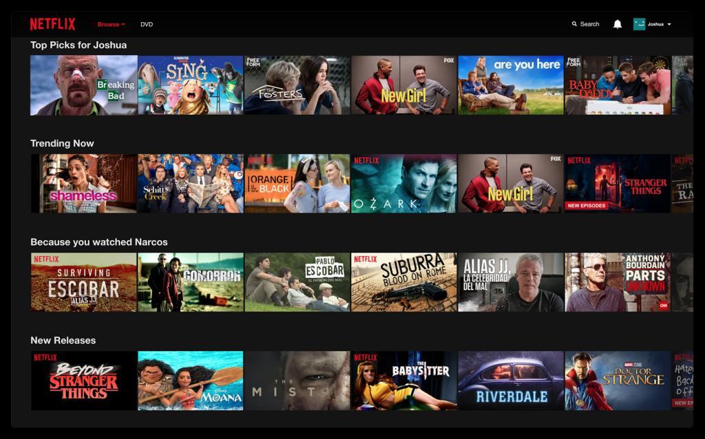 What is machine learning and how does Netflix use it for its recommendation engine?