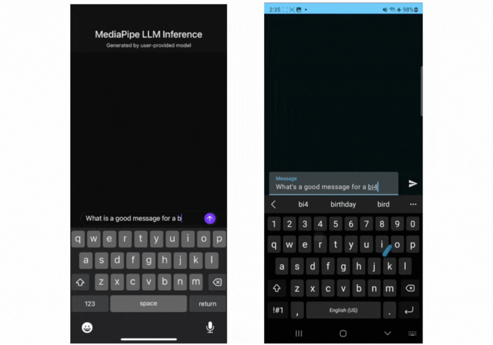 Google announces LLMs on device with MediaPipe