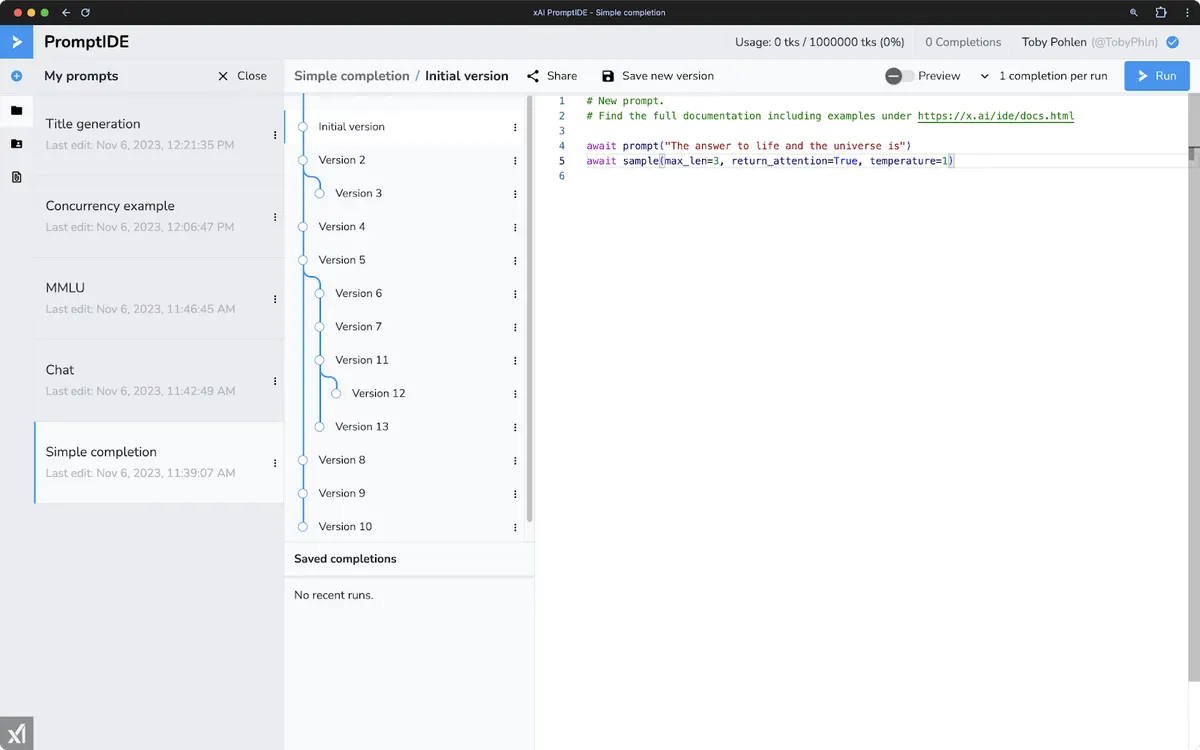 xAI launches PromptIDE to accelerate prompt engineering